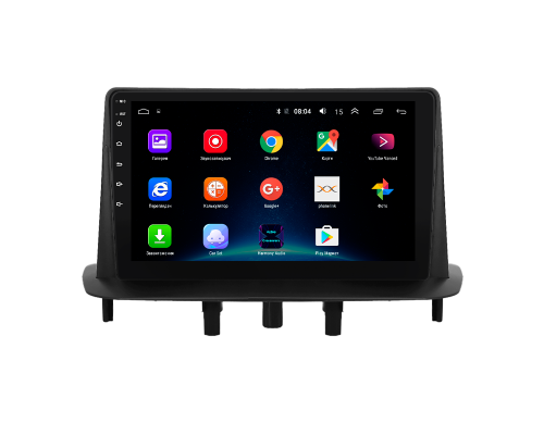 Штатная магнитола Lesko для Renault Fluence I 2009-2013 экран 9" 2/32Gb Wi-Fi GPS Base