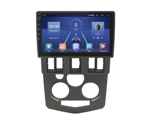 Штатная магнитола Lesko для Renault Logan I 2004-2009 экран 9" 4/32Gb 4G Wi-Fi GPS Top