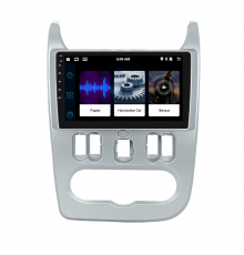Штатная магнитола Lesko для Renault Logan I Рестайлинг 2009-2015 экран 9" 1/16Gb Wi-Fi GPS Base