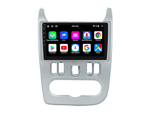 Штатная магнитола Lesko для Renault Logan I Рестайлинг 2009-2015 экран 9" 1/16Gb Wi-Fi GPS Base