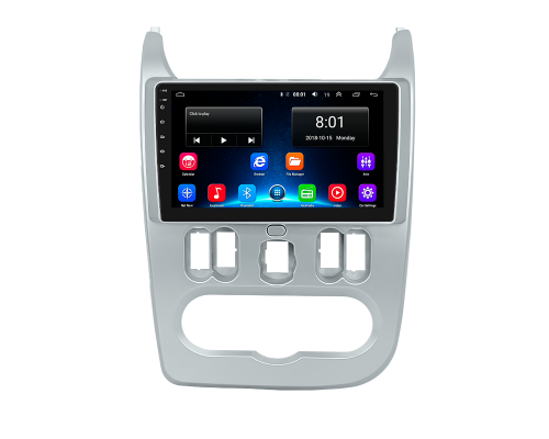 Штатная магнитола Lesko для Renault Logan I Рестайлинг 2009-2015 экран 9" 4/64Gb 4G Wi-Fi GPS Top