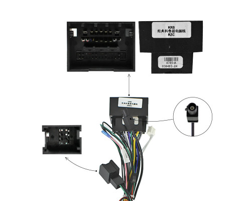 Адаптер штатного усилителя FEELDO Chevrolet 2006+ Opel 2006-2019 Ravon R2 2016-2020 Daewoo Matiz 2009-2011 CAN-BAS (4785)