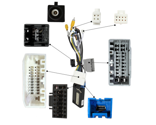 Адаптер штатного усилителя FEELDO Dodge Caliber 2009-2013 Journey 2007-2011 Fiat Freemont 2011-2016 CAN-BUS (4009)