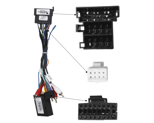 Адаптер штатного усилителя FEELDO Fiat Punto(199/310) 2005-2012 Linea(323) 2007-2014 (6976-AB)