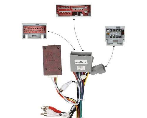 Адаптер штатного усилителя FEELDO Ford F150 2008+ Mustang 2014+ Escape 2007-2012 CAN-BUS (7300)