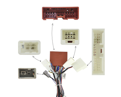 Адаптер штатного усилителя FEELDO Mazda 2 2007+ 3 6 2013+ CX-5 2012+ CX-7 2006-2012 CX-3 2015-2018 CAN-BUS (6529)