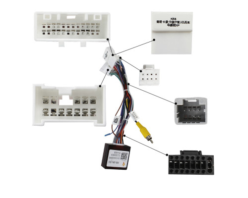 Адаптер штатного усилители FEELDO Renault Captur Duster Logan Koleos Clio Trafic Master Kadjar CAN-BUS (3323)