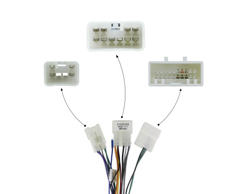 Адаптер штатного усилителя FEELDO Toyota 3 выхода (2771)