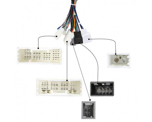 Адаптер штатного усилителя FEELDO Toyota XX50 2019+ Camry 2018+ Sienna XL30 2018-2020 CAN-BUS (6512)