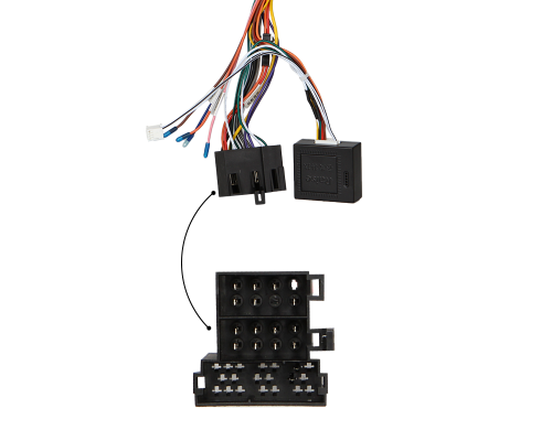 Адаптер штатного усилителя FEELDO Volkswagen Santana Lavida Bora Sharan Passat Amarok Beetle Multivan (6383)