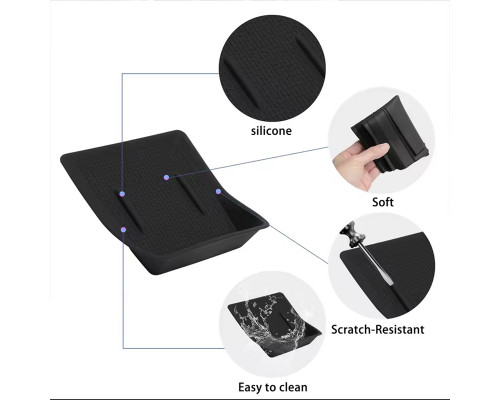 Силиконовый коврик для беспроводной зарядки BYD Yuan Up на центральной консоли нескользящая