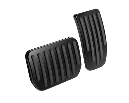 Декоративные накладки на педали Tesla Model 3 Model Y 2017-2023 (TSL21120703) нескользящие Black
