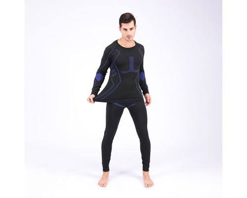 Термобілизна чоловіча A201 Black-Blue S