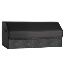Автомобильный органайзер 5699 Black компактный вместительный два отдела для хранения на магнитах с ручкой  66*32*29 см