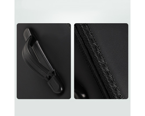 Автомобильный органайзер 5699 Gray компактный вместительный два отдела для хранения на магнитах с ручкой 66*32*29 см