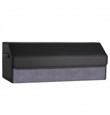 Автомобильный органайзер 5699 Gray компактный вместительный два отдела для хранения на магнитах с ручкой  75*32*29 см