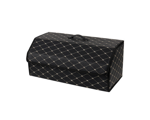 Автомобильный органайзер XY0-52 Black-Gold компактный вместительный два отдела для хранения на магнитах с ручкой 40*31*29 см