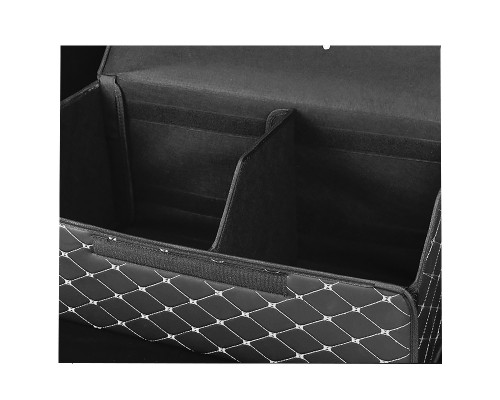 Автомобильный органайзер XY0-52 Black-Gold компактный вместительный два отдела для хранения на магнитах с ручкой 55*31*29 см