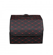 Автомобильный органайзер XY0-52 Black-Red компактный вместительный два отдела для хранения на магнитах с ручкой  40*31*29 см