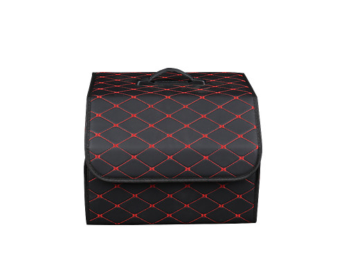 Автомобильный органайзер XY0-52 Black-Red компактный вместительный два отдела для хранения на магнитах с ручкой 40*31*29 см