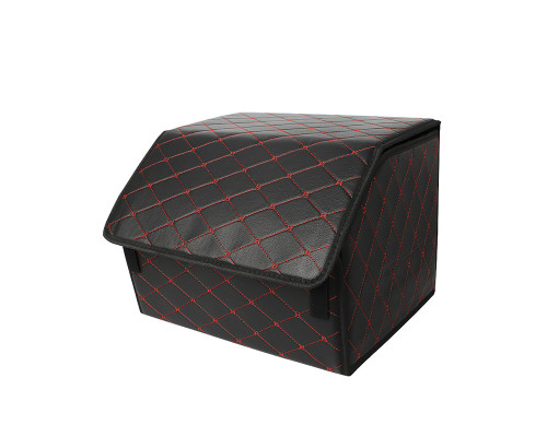 Автомобильный органайзер ZWX-002 Black-Red компактный вместительный два отдела для хранения на липучке с ручкой 55*30*30 см