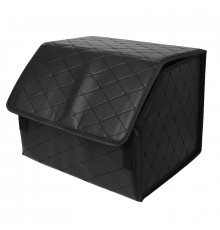 Автомобильный органайзер ZWX-002 Black компактный вместительный два отдела для хранения на липучке с ручкой  65*30*30 см