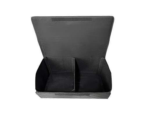 Автомобильный органайзер ZWX-002 Brown-Gold компактный вместительный два отдела для хранения на липучке с ручкой 65*30*30 см