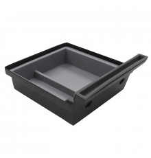 Автомобильный органайзер центральной консоли Tesla Model 3 (TSL23021410) на 2 отделения пластиковый Black + Gray