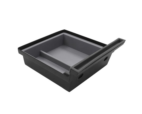 Автомобильный органайзер центральной консоли Tesla Model 3 (TSL23021410) на 2 отделения пластиковый Black + Gray