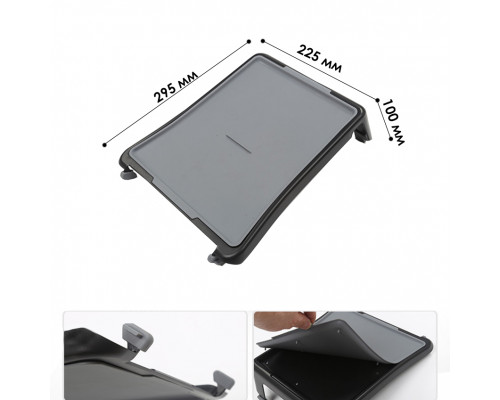 Автомобильная подставка органайзер Tesla Model 3/Y (TSL22102101) центральной консоли пластиковая Gray