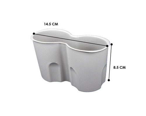 Автомобильный подстаканник BYD Yuan Up держатель силиконовый нескользящий Gray