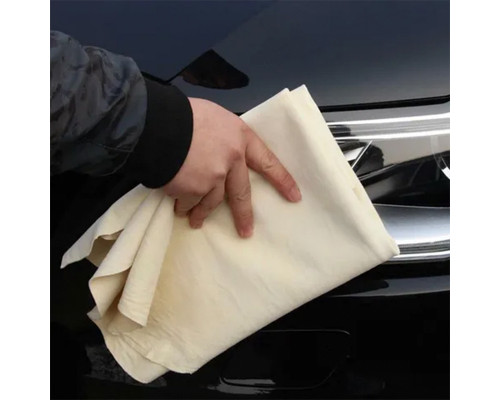 Тряпка 202043 из искусственной замши для сушки кузова автомобиля 30*30 см