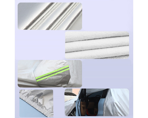 Защитный чехол-тент для автомобиля Sedan от снега дождя солнца водонепроницаемый пыленепроницаемый 470*180*150