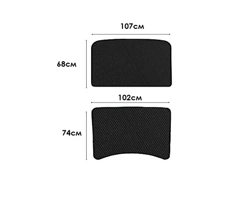 Автомобильная солнцезащитная шторка для панорамы Tesla Model 3 2019-2023 Black