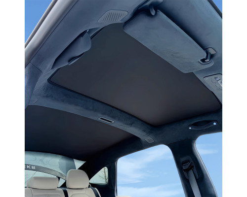 Автомобильная солнцезащитная шторка для панорамы Tesla Model Y 2020-2024 Black