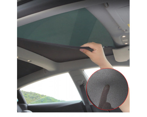 Автомобильная солнцезащитная шторка для панорамы Tesla Model Y 2020-2024 Black