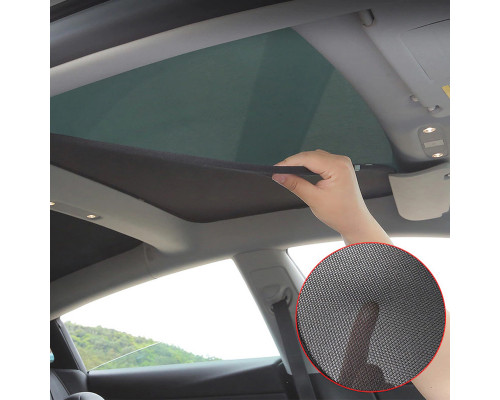 Автомобильная солнцезащитная шторка для панорамы Tesla Model Y 2020-2024 White