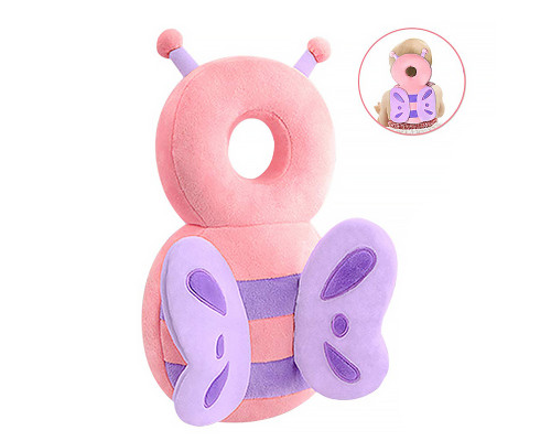 Детская защитная подушка - рюкзак Tochang для защиты головы при падении подголовник Бабочка