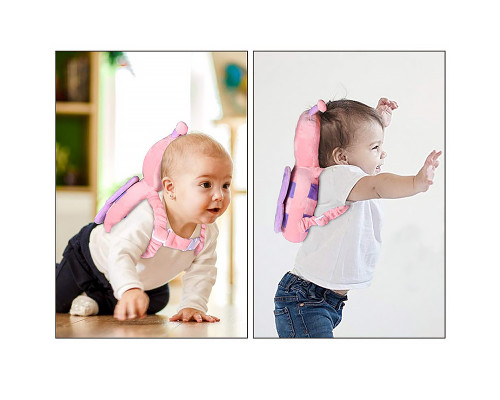 Детская защитная подушка - рюкзак Tochang для защиты головы при падении подголовник Бабочка