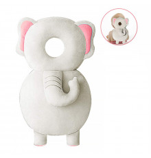 Детская защитная подушка - рюкзак Tochang для защиты головы при падении подголовник Слон