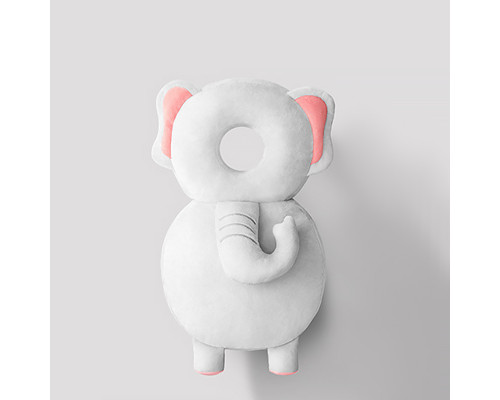 Детская защитная подушка - рюкзак Tochang для защиты головы при падении подголовник Слон