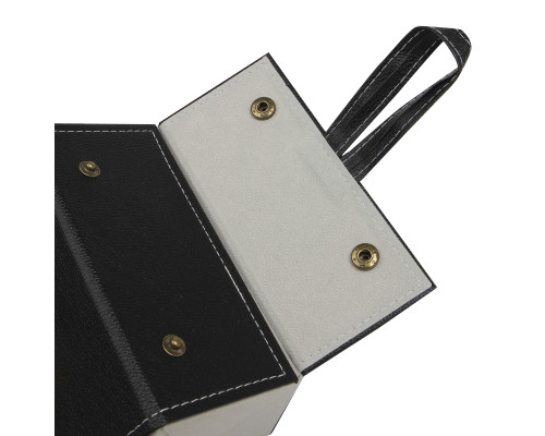 Футляр для хранения очков кладной органайзер-чехол подвесной Черный 4 отделения