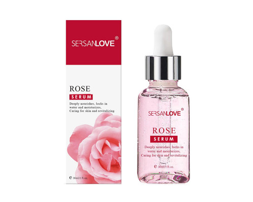 Сыворотка для лица SERSANLOVE Rose Essence 30 мл с экстрактом розы