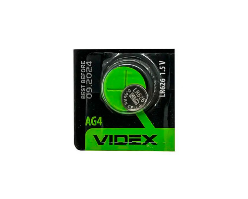 Батарейка часовая Videx AG 4 (LR626)