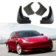 Брызговики на авто Tesla model 3 2016+ защищают кузов от грязи пыли камней 4 шт