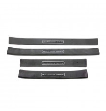 Защитные накладки на пороги для автомобиля BYD Song Plus DM-i/EV из углеродного волокна 4 шт