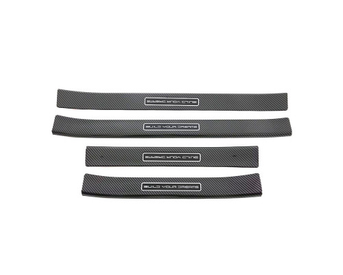 Защитные накладки на пороги для автомобиля BYD Song Plus DM-i/EV из углеродного волокна 4 шт
