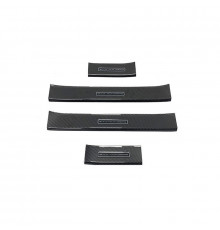 Защитные накладки на пороги для автомобиля BYD Yuan up из углеродного волокна 4 шт