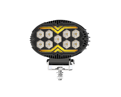 Светодиодная фара DXZ 55C-BW-T9 9 LED водонепроницаемая White+Yellow