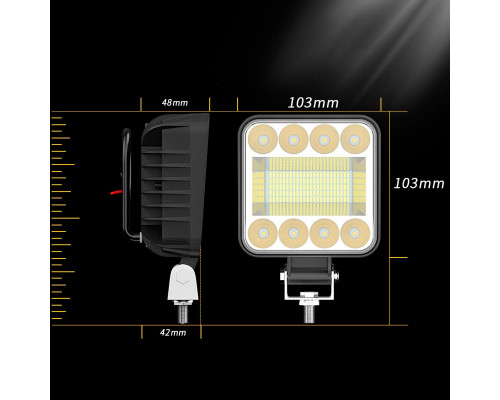 Светодиодная фара DXZ H-F-128